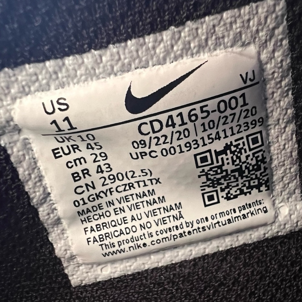 Nike Air Max Excee Womens Sneakers Black/White-Dark Grey Size 11 CD4165-001 - Picture 15 of 16